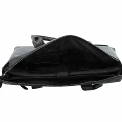Plevier Rock Copal Schultertasche Leder 44 cm Laptopfach