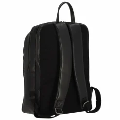 Plevier Lederrucksäcke|Daypacks<Rock Opal Daypack Leder 43 cm Laptopfach schwarz