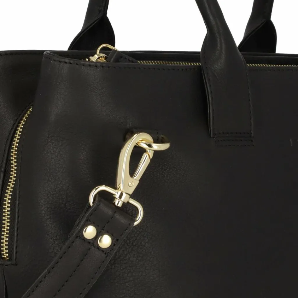 Plevier Structure Antilla Schultertasche RFID Schutz Leder 40 cm Laptopfach