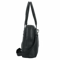 Plevier Structure Canton Schultertasche Leder 44 cm Laptopfach