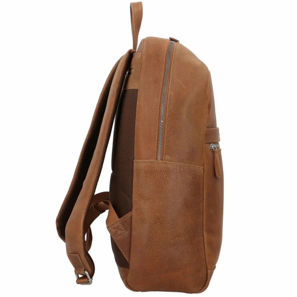 Sale Plevier Urban Daypack Leder 43 cm Laptopfach cognac