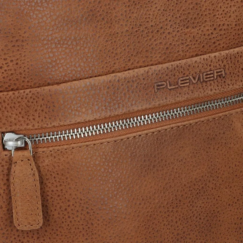 Sale Plevier Urban Daypack Leder 43 cm Laptopfach cognac