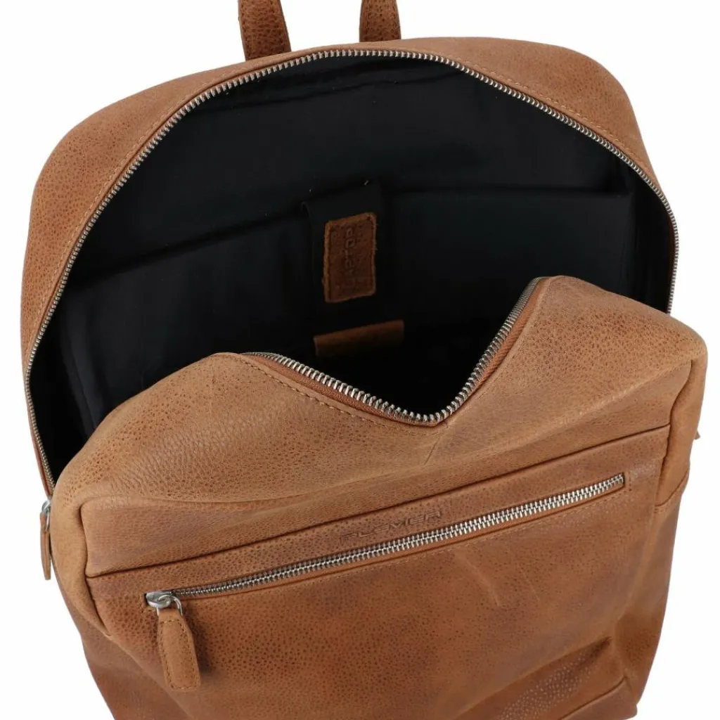 Sale Plevier Urban Daypack Leder 43 cm Laptopfach cognac