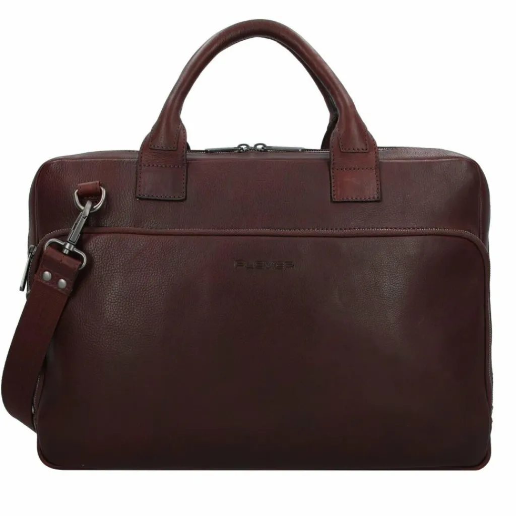 Plevier Vintage Larry Aktentasche Leder 40 cm Laptopfach