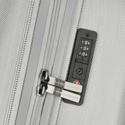 Discount Polestream Moonrock 4 Rollen Trolley 69 cm mit Dehnfalte silver brushed