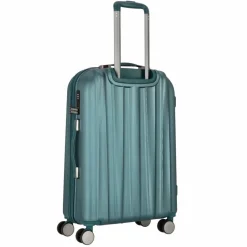 Polestream Koffersets Als Hartgepäck|Koffersets 3-Teilig<Moonrock 4 Rollen Kofferset 3-teilig mit Dehnfalte deepsea green brushed