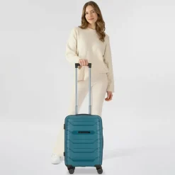 Polestream Hartgepäck Kabinengepäck|4-Rollen Kabinentrolleys<Strz by Asteroid 4 Rollen Kabinentrolley 55 cm deepsea green