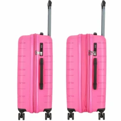 Polestream Koffersets Als Hartgepäck|Koffersets 3-Teilig<Strz by Asteroid 4 Rollen Kofferset 3-teilig mit Dehnfalte intense magenta