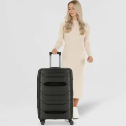 Best Polestream Strz by Asteroid 4 Rollen Trolley L 74 cm mit Dehnfalte black