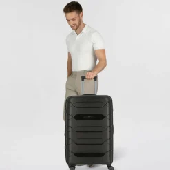 Best Polestream Strz by Asteroid 4 Rollen Trolley L 74 cm mit Dehnfalte black