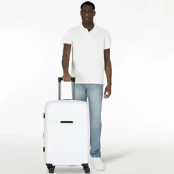 Polestream Strz by Asteroid 4 Rollen Trolley M 64 cm mit Dehnfalte pearl white