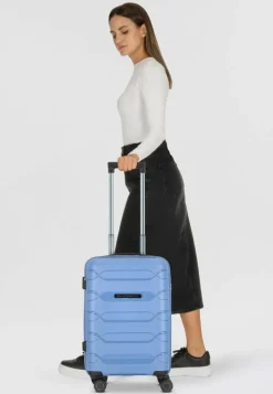 Polestream Hartgepäck Kabinengepäck|4-Rollen Kabinentrolleys<Strz by Asteroid 4 Rollen Kabinentrolley 55 cm ice blue