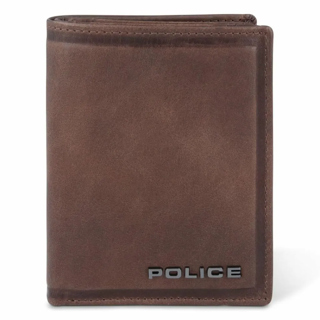 Herren Police Geldbörse Leder 9 cm
