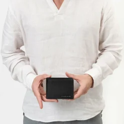 Herren Police Geldbörse RFID Leder 12 cm ausklappbar mit Reißverschlussfach