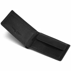 Police Herrengeldbörsen Querformat<Geldbörse RFID Schutz Leder 10.5 cm black