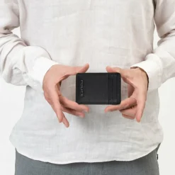 Police Kreditkartenetui RFID Schutz Leder 7 cm black