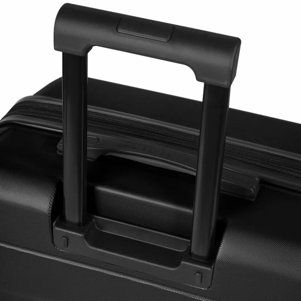 Outlet Police London 4 Rollen Kofferset 3-teilig mit Dehnfalte deep black