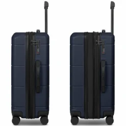 Police London 4 Rollen Kofferset 3-teilig mit Dehnfalte