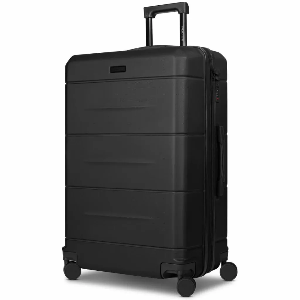 Police London 4 Rollen Trolley 74 cm mit Dehnfalte