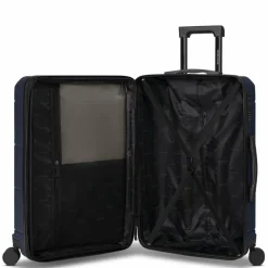 Police Hartgepäck|4-Rollen Koffer<London 4 Rollen Trolley 74 cm mit Dehnfalte dark navy