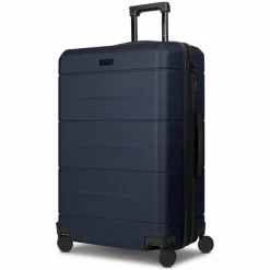 Police Hartgepäck|4-Rollen Koffer<London 4 Rollen Trolley 74 cm mit Dehnfalte dark navy