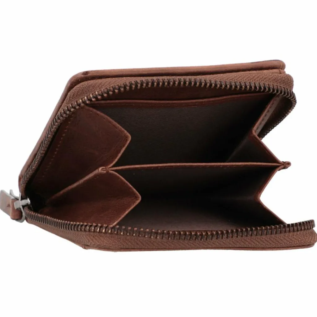 Police Damengeldbörsen Querformat<PT16-10368 Geldbörse Leder 12 cm brown