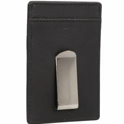 Police Visitenkartenetuis<PT16-08536 Kreditkartenetui Leder 7 cm mit Geldscheinklammer black