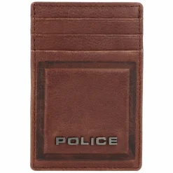 Police PT16-08536 Kreditkartenetui Leder 7 cm mit Geldscheinklammer