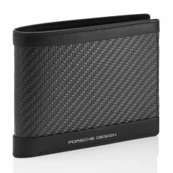 Herren Porsche Design Carbon Geldbörse RFID Leder 11 cm