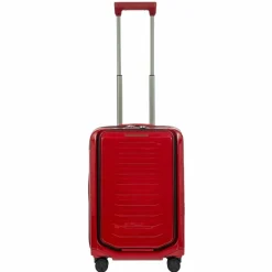 Best Porsche Design Roadster 4 Rollen Kabinentrolley S 55 cm Laptopfach mit Dehnfalte carmine red