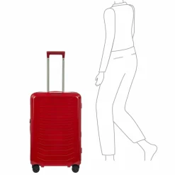 Sale Porsche Design Roadster 4 Rollen Trolley M 69 cm mit Dehnfalte carmine red