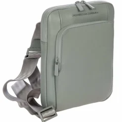 New Porsche Design Roadster Umhängetasche Leder 21 cm gray