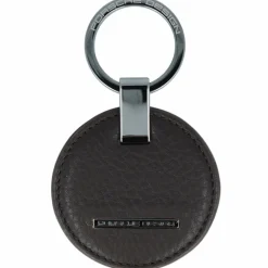 New Porsche Design Schlüsselanhänger Leder 9 cm dark brown