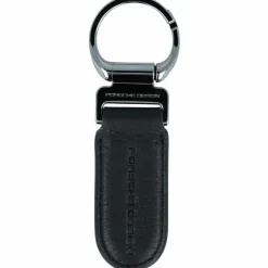 New Porsche Design Schlüsselanhänger Leder 10,5 cm black