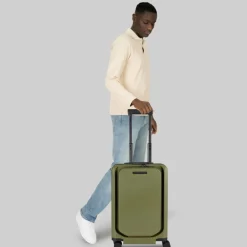 Porsche Design Hartgepäck Kabinengepäck|4-Rollen Kabinentrolleys<Voyager 3.0 4 Rollen Kabinentrolley S 55 cm Laptopfach mit Dehnfalte olive