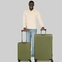 Porsche Design Voyager 3.0 4 Rollen Kofferset 2-teilig mit Dehnfalte olive