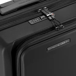 Outlet Porsche Design Voyager 3.0 4 Rollen Kabinentrolley S 55 cm Laptopfach mit Dehnfalte black