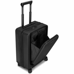 Outlet Porsche Design Voyager 3.0 4 Rollen Kabinentrolley S 55 cm Laptopfach mit Dehnfalte black