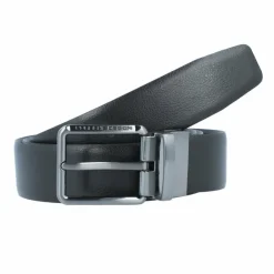 Online Porsche Design Wendegürtel Leder black-darkbrown