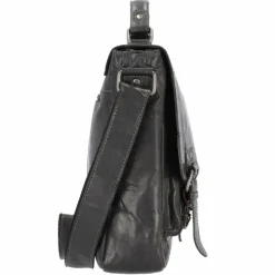 Pride and Soul Laptoptaschen|Aktentaschen<Baggie Aktentasche Leder 35 cm Laptopfach schwarz