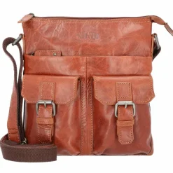 Pride and Soul Umhängetaschen<Lilly Little Umhängetasche Leder 24 cm cognac