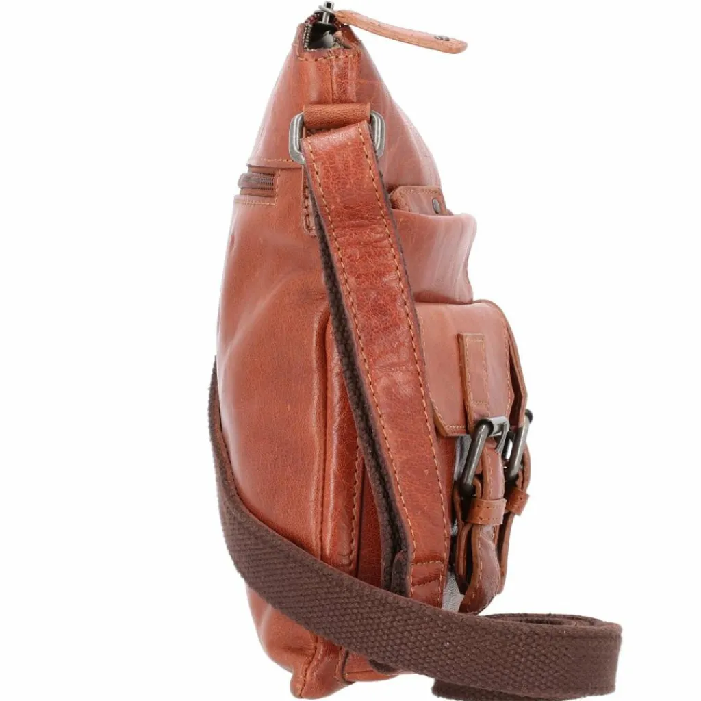 Pride and Soul Umhängetaschen<Lilly Little Umhängetasche Leder 24 cm cognac