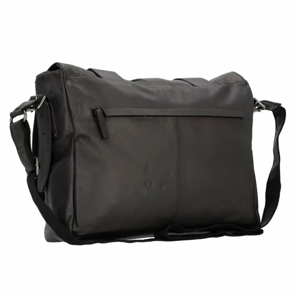 Pride and Soul Messenger Bags|Laptoptaschen<Messenger Leder 40 cm Laptopfach dunkelbraun