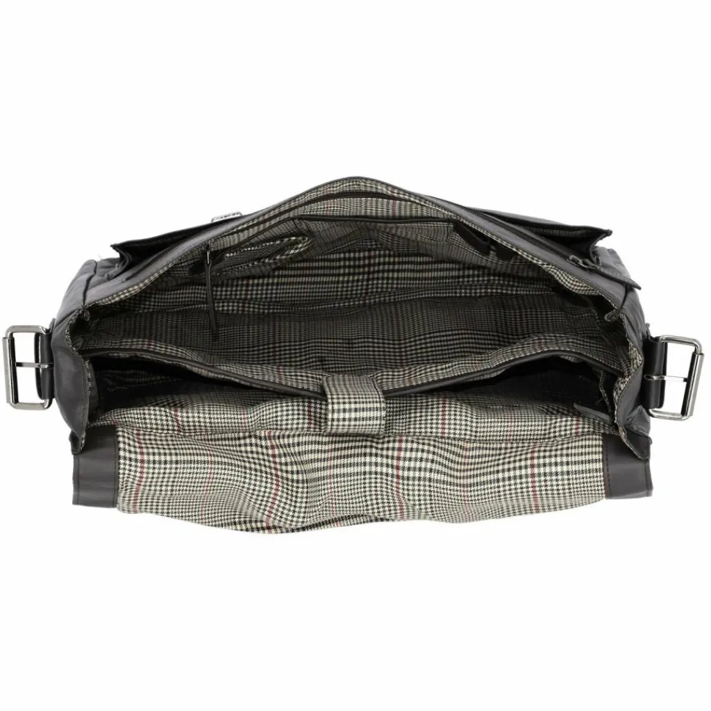 Pride and Soul Messenger Bags|Laptoptaschen<Messenger Leder 40 cm Laptopfach dunkelbraun