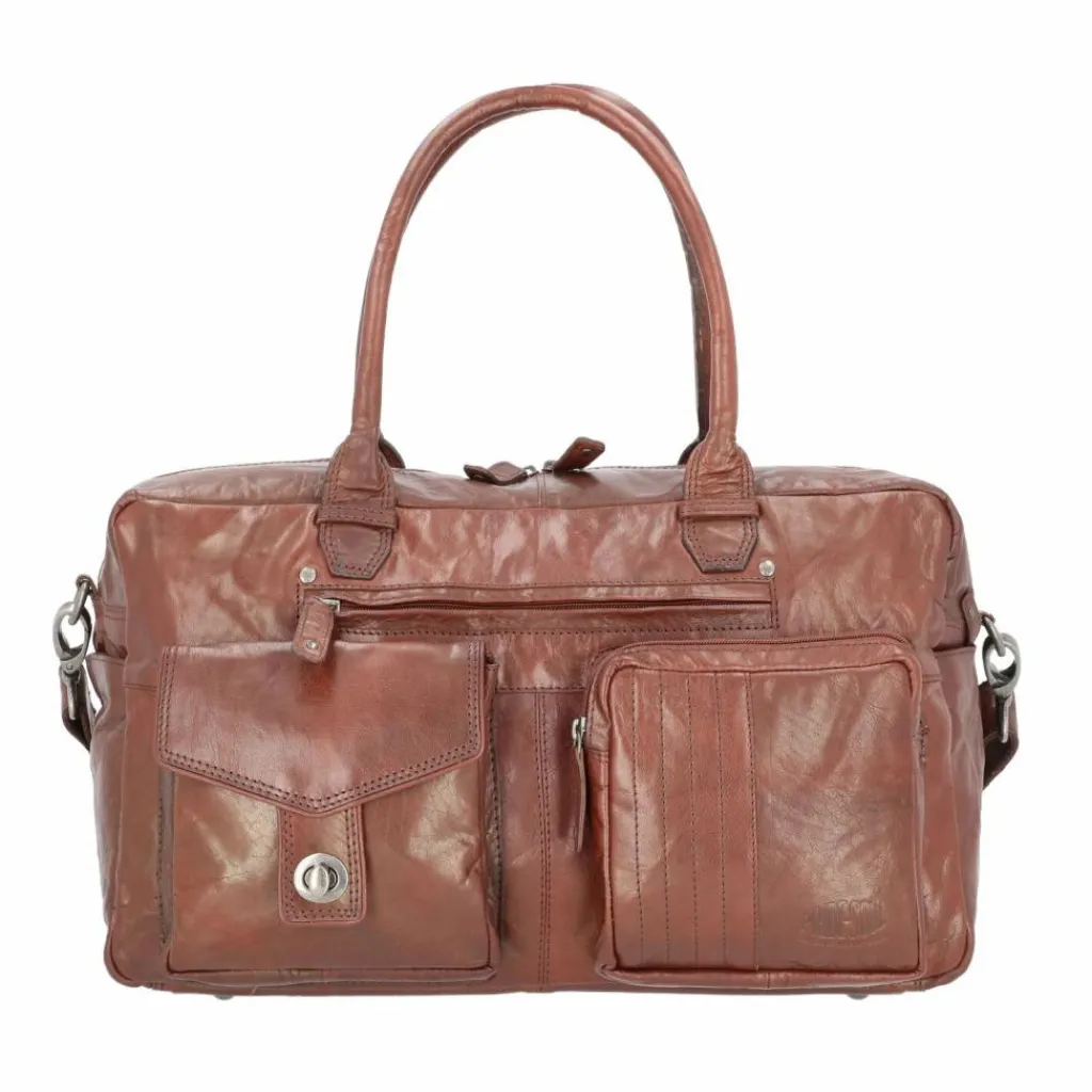Outlet Pride and Soul Weekender Reisetasche Leder 46 cm braun