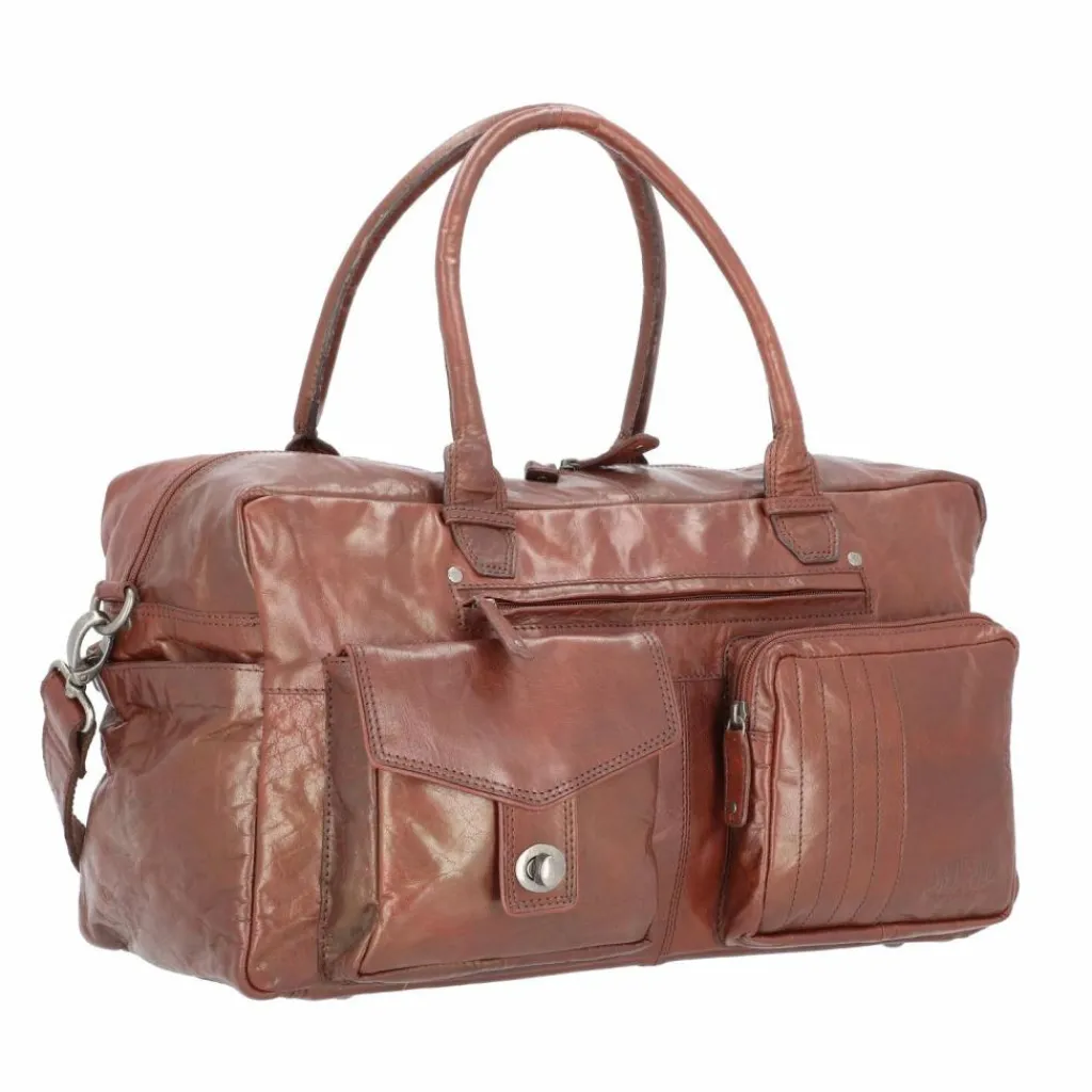 Outlet Pride and Soul Weekender Reisetasche Leder 46 cm braun