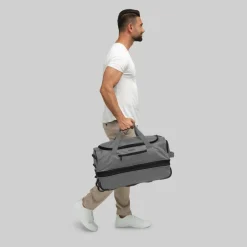 Redolz Duffle Essentials MEDIUM EXP. 2 Rollen Reisetasche S 55 cm mit Dehnfalte