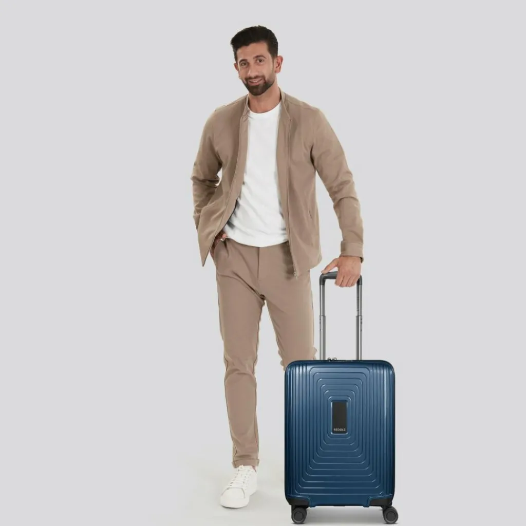 Redolz Essentials 14 4 Rollen Kabinentrolley 55 cm mit Dehnfalte