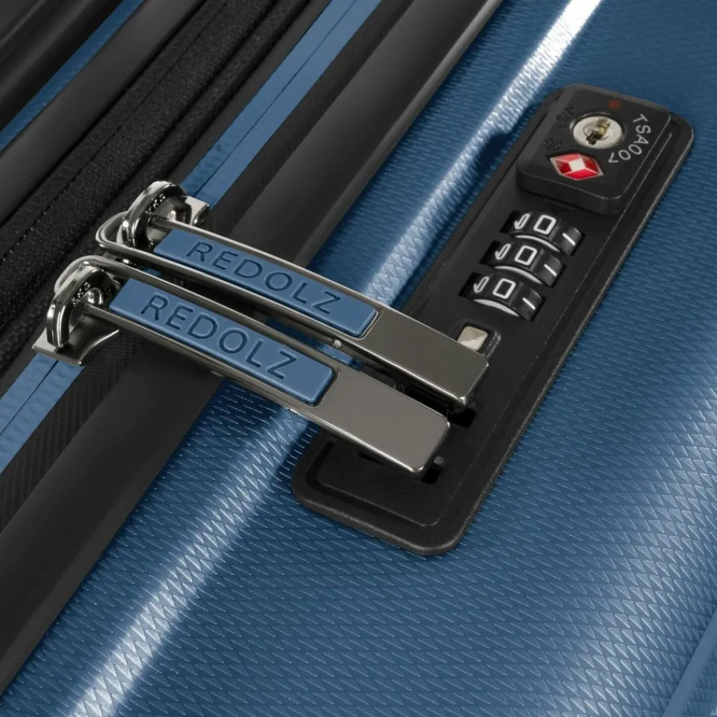 Redolz Essentials 14 4 Rollen Kabinentrolley 55 cm mit Dehnfalte