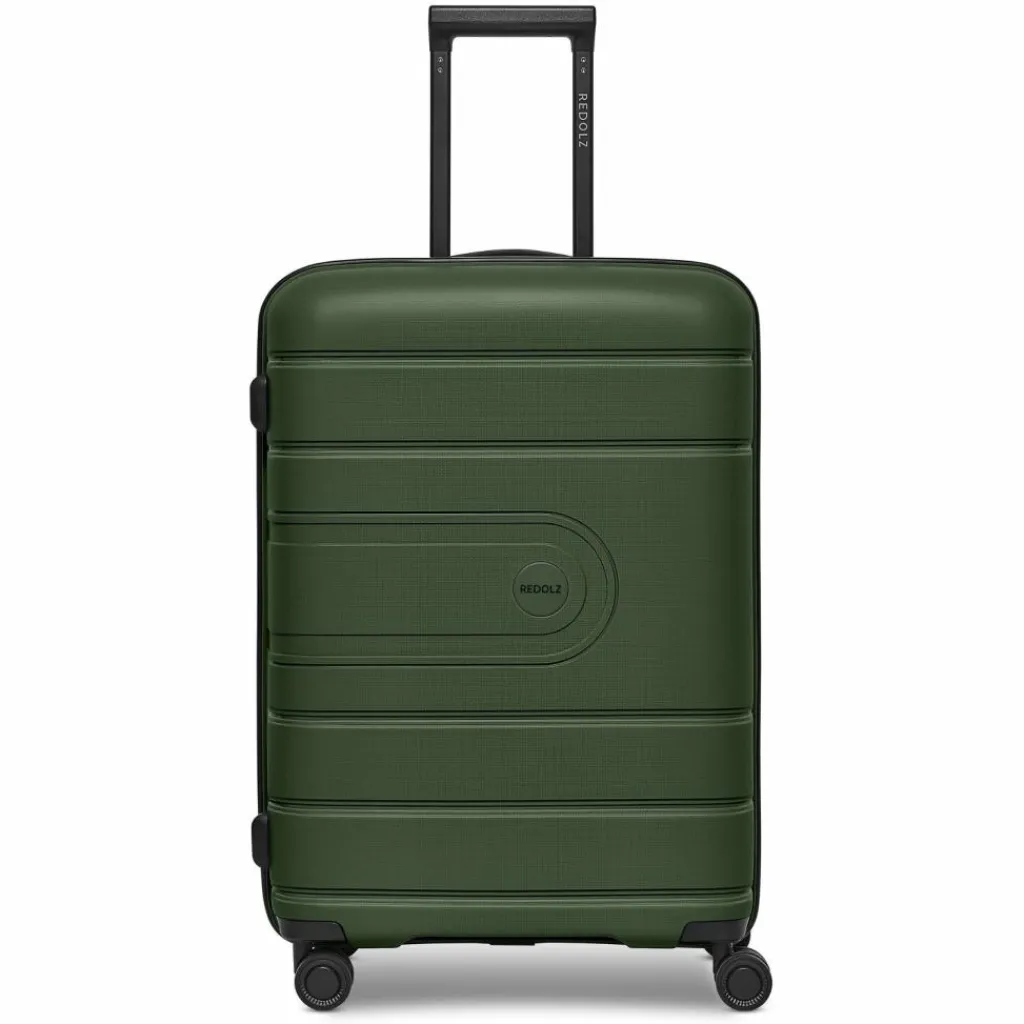 Redolz Hartgepäck|4-Rollen Koffer<Essentials 11 4 Rollen Trolley 66 cm mit Dehnfalte olive